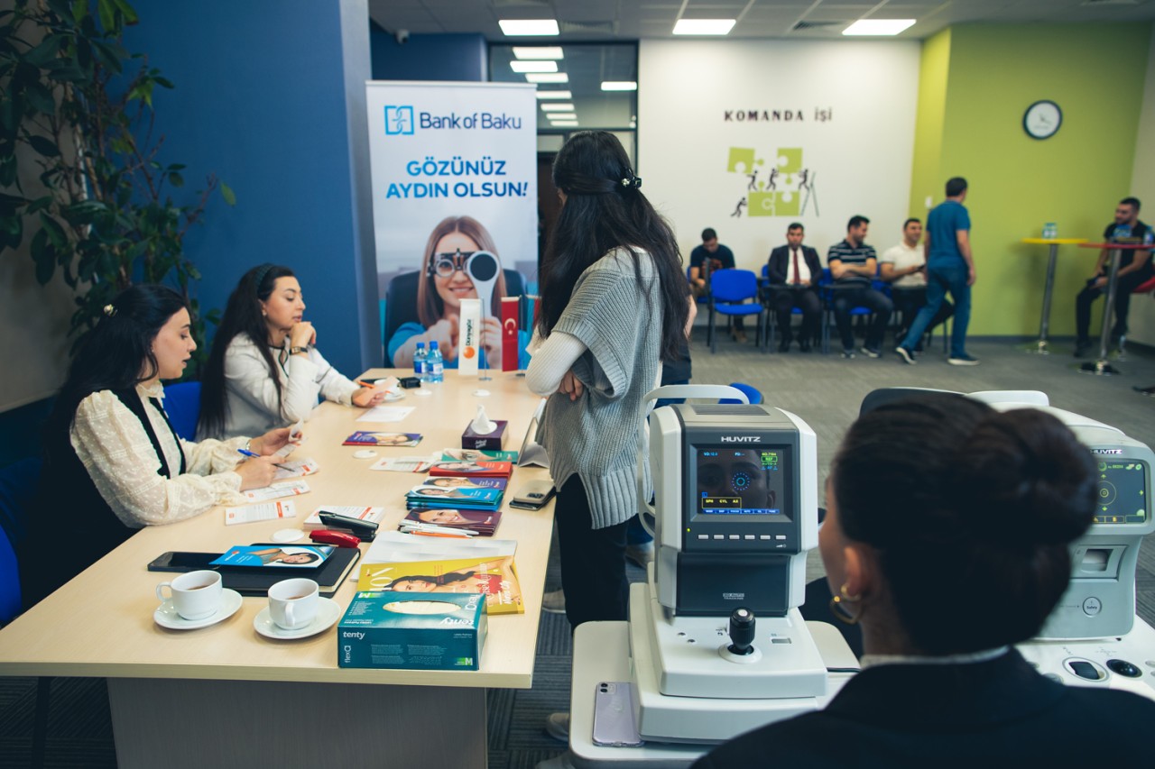 “Bank of Baku”dan “Gözünüz aydın olsun!” şüarı ilə sağlamlıq aksiyası - FOTOLAR